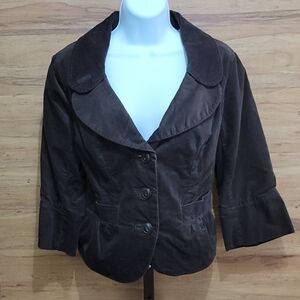 Idra jacket brown cotton